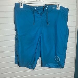O'Neill Vibrant Blue Board Shorts Size 36